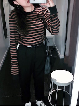 楓さん（レディース・158cm）の秋コーディネート