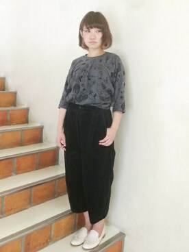 アトリエドゥサボンさん（レディース・157cm）の夏コーディネート