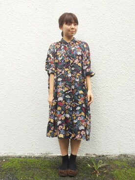 アトリエドゥサボンさん（レディース・157cm）の夏コーディネート