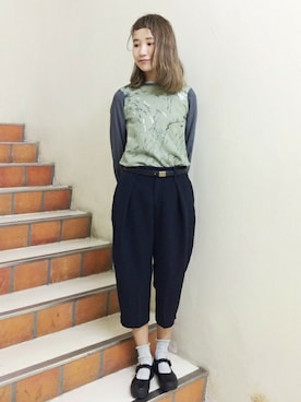 アトリエドゥサボンさん(レディース・172cm)の秋コーディネート