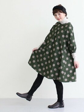 アトリエドゥサボンさん(レディース・157cm)の秋コーディネート