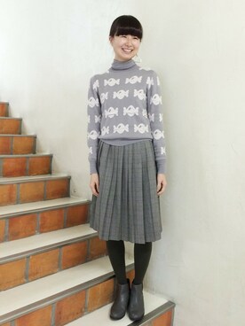 アトリエドゥサボンさん（レディース・168cm）の秋コーディネート