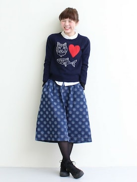 アトリエドゥサボンさん(レディース・160cm)の秋コーディネート