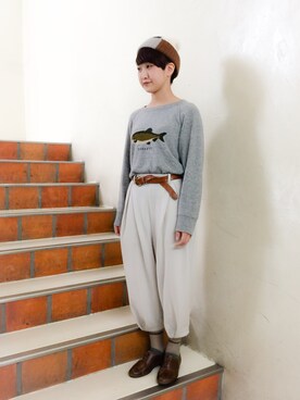 アトリエドゥサボンさん（レディース・155cm）の秋コーディネート