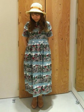 アトリエドゥサボンさん（レディース・157cm）の春コーディネート