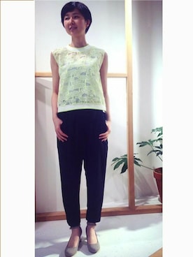 アトリエドゥサボンさん（レディース・157cm）の春コーディネート