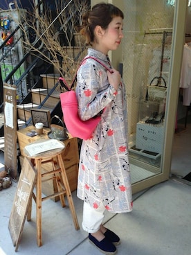 「didizizi（ディディジジ）のアイテム」を使った、アトリエドゥサボンさん（レディース・157cm）の春コーディネート