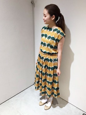 「peu pres（プープレ）のアイテム」を使った、アトリエドゥサボンさん（レディース・157cm）の夏コーディネート