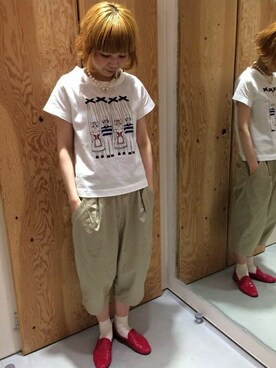 「靴下」｜アトリエドゥサボンさん（レディース・157cm）の夏コーディネート