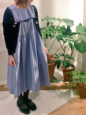 アトリエドゥサボンさん（レディース・157cm）の冬コーディネート