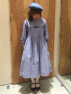 アトリエドゥサボンさん（レディース・157cm）の冬コーディネート