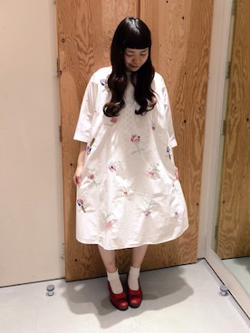 アトリエドゥサボン L Atelier Du Savon Atelier L Atelier Du Savonのワンピースを使ったコーディネート Wear