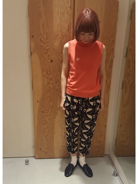 「peu pres（プープレ）のアイテム」を使った、アトリエドゥサボンさん（レディース・157cm）の春コーディネート