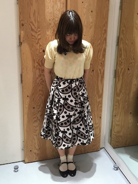 「peu pres（プープレ）のアイテム」を使った、アトリエドゥサボンさん（レディース・157cm）の春コーディネート