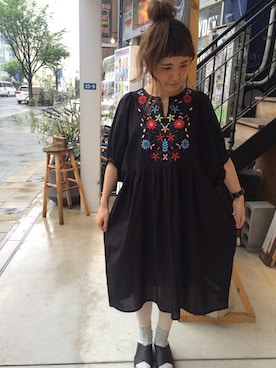 アトリエドゥサボンさん（レディース・157cm）の春コーディネート