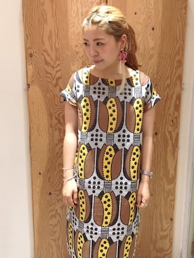 「peu pres（プープレ）のアイテム」を使った、アトリエドゥサボンさん（レディース・157cm）の夏コーディネート