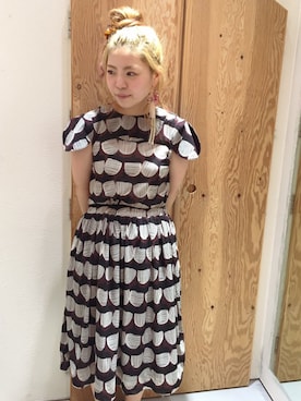 「peu pres（プープレ）のアイテム」を使った、アトリエドゥサボンさん（レディース・157cm）の夏コーディネート