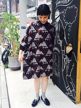 「peu pres（プープレ）のアイテム」を使った、アトリエドゥサボンさん（レディース・157cm）の秋コーディネート
