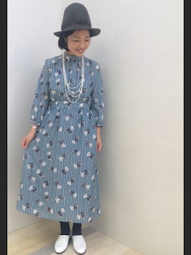 アトリエドゥサボンさん（レディース・157cm）の秋コーディネート