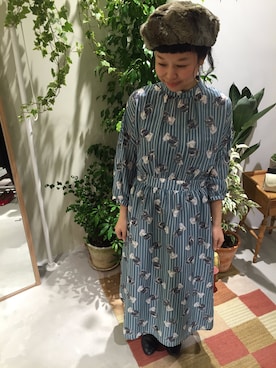 アトリエドゥサボンさん（レディース・157cm）の秋コーディネート