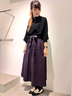 アトリエドゥサボンさん(レディース・157cm)の秋コーディネート