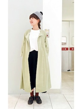 アトリエドゥサボンさん（レディース・157cm）の秋コーディネート