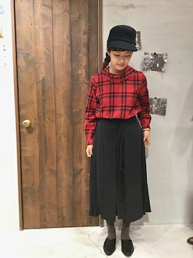 アトリエドゥサボンさん(レディース・157cm)の秋コーディネート