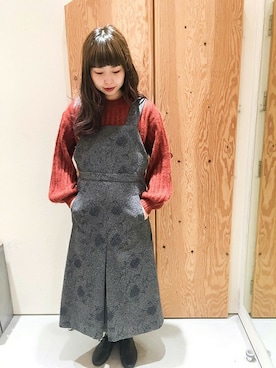 アトリエドゥサボンさん（レディース・157cm）の秋コーディネート