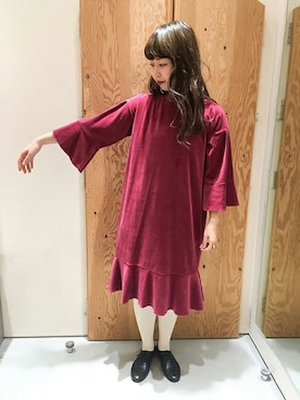 アトリエドゥサボンさん（レディース・157cm）の秋コーディネート