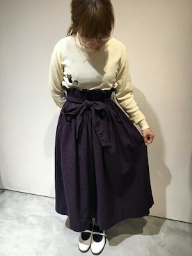 アトリエドゥサボンさん(レディース・157cm)の秋コーディネート