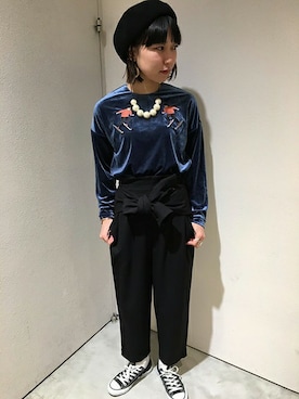 アトリエドゥサボンさん（レディース・157cm）の秋コーディネート