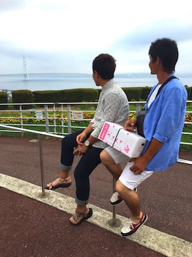 「親父」｜とーやさん（メンズ・162cm）の夏コーディネート