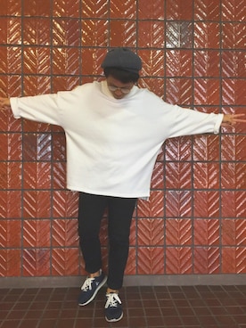 「アイテム（キャスケット）」を使った、とーやさん（メンズ・162cm・10代）の秋コーディネート