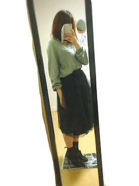 moffさん（レディース・157cm）の春コーディネート