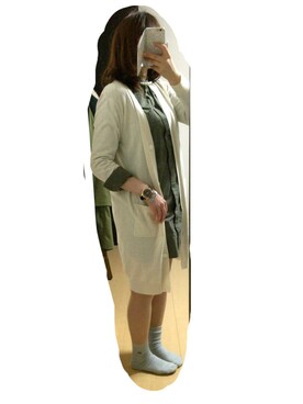 「RIVE DROITE（リヴドロワ）のアイテム（ブーティ）」を使った、moffさん（レディース・157cm）の春コーディネート