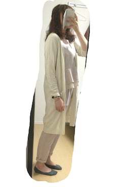 「archives（アルシーヴ）のアイテム（オールインワン・サロペット）」を使った、moffさん（レディース・157cm）の春コーディネート
