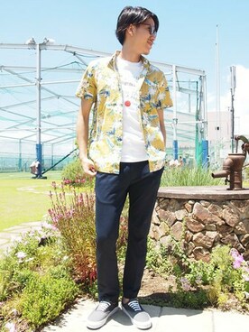 417 by EDIFICE立川店さん（メンズ・173cm）の夏コーディネート