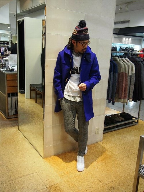 超希少　極美品　Montgomery タケオキクチ　ダッフルコート　黒　XL マキシダブルチェスターコート（チェスターコート） | tk.TAKEO