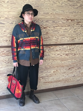 「クロップドパンツ」｜Mdskさん（メンズ・173cm）の春コーディネート