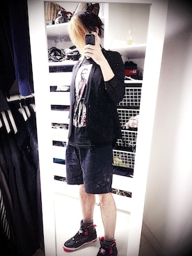 「H&M（エイチ・アンド・エム）のアイテム（ノーカラージャケット）」を使った、naru0076さん（メンズ・173cm）の春コーディネート