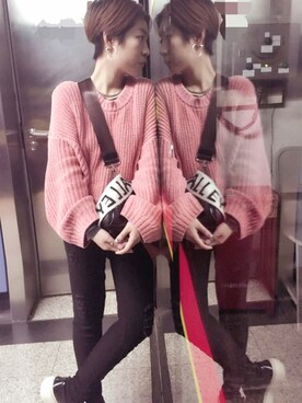 「MONKI（モンキ）のアイテム（ファッション雑貨）」を使った、多谢款待Heheさん（レディース・153cm）の夏コーディネート