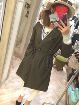 「179/WG NICOLE CLUB（イチナナキュウ/ダブルジー）のアイテム（ジャケット/アウター）」を使った、あーたんさん（レディース・165cm）の冬コーディネート