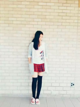 「Ardeneのアイテム」を使った、Lillian Wangさん（レディース・160cm）の冬コーディネート