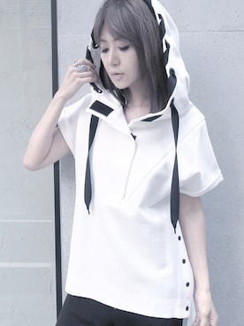 「AULA（アウラ）のアイテム」を使った、Yukimiさん（レディース・168cm）の夏コーディネート