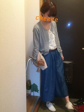 「AS KNOW AS plus（アズノゥアズプラス）のアイテム」を使った、Chie_eさん（レディース・159cm）の春コーディネート