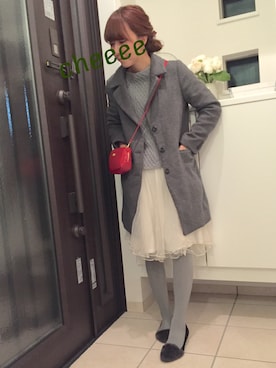「ムック本」｜「アイテム（ジャケット/アウター）」を使った、Chie_eさん（レディース・159cm）の秋コーディネート