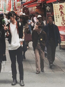 蟲さん（メンズ・171cm）の春コーディネート