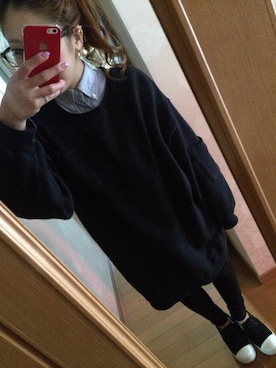 「Marc by Marc Jacobs（マークバイマークジェイコブス）のアイテム（その他シューズ）」を使った、suuunさん（レディース・148cm）の冬コーディネート
