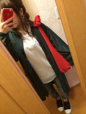 「Marc by Marc Jacobs（マークバイマークジェイコブス）のアイテム（その他シューズ）」を使った、suuunさん（レディース・148cm）の春コーディネート