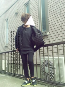 「BLACK BY MOUSSY（ブラックバイマウジー）のアイテム（その他アウター）」を使った、TORYさん（レディース・152cm）の秋コーディネート